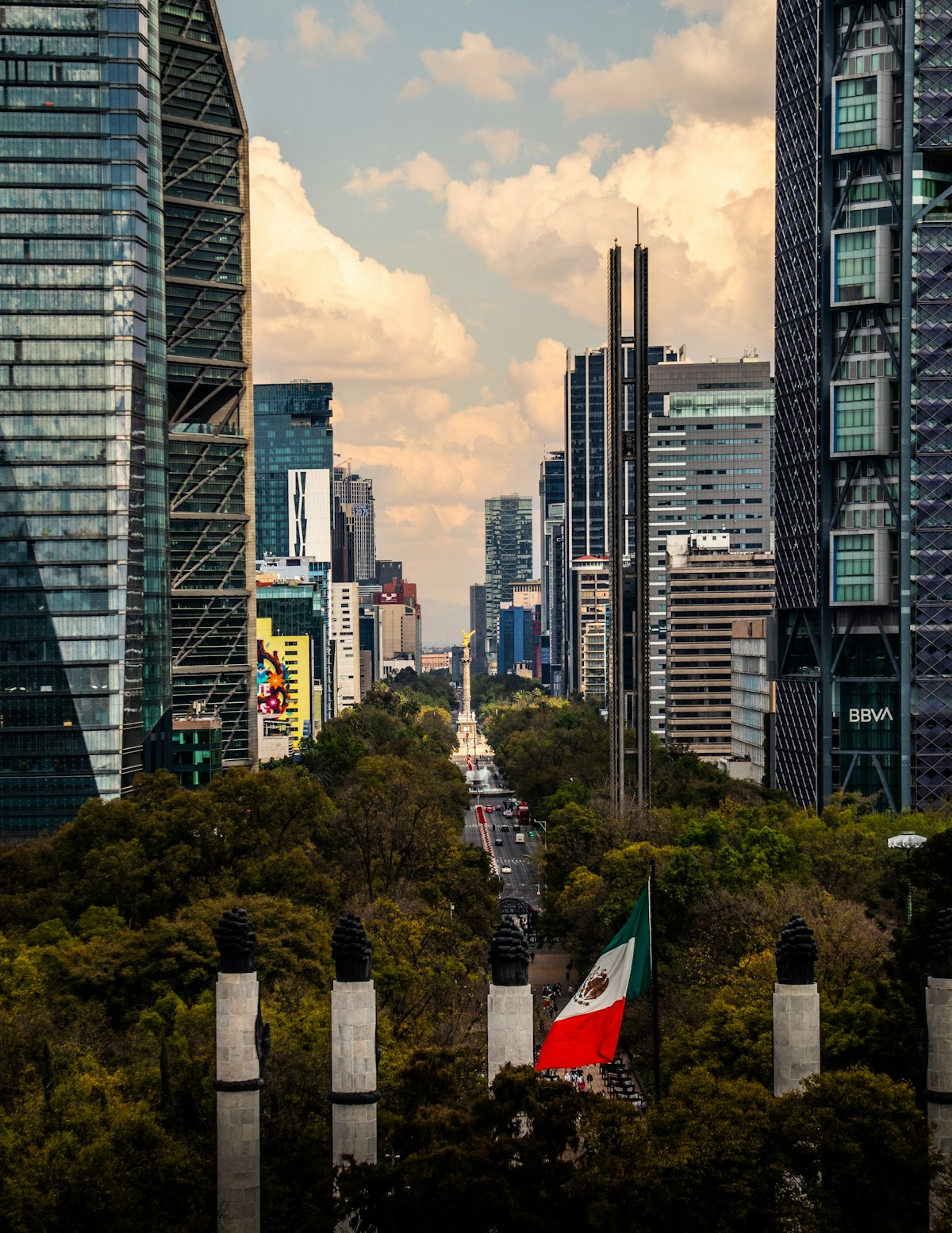 Vista aérea de Ciudad de México